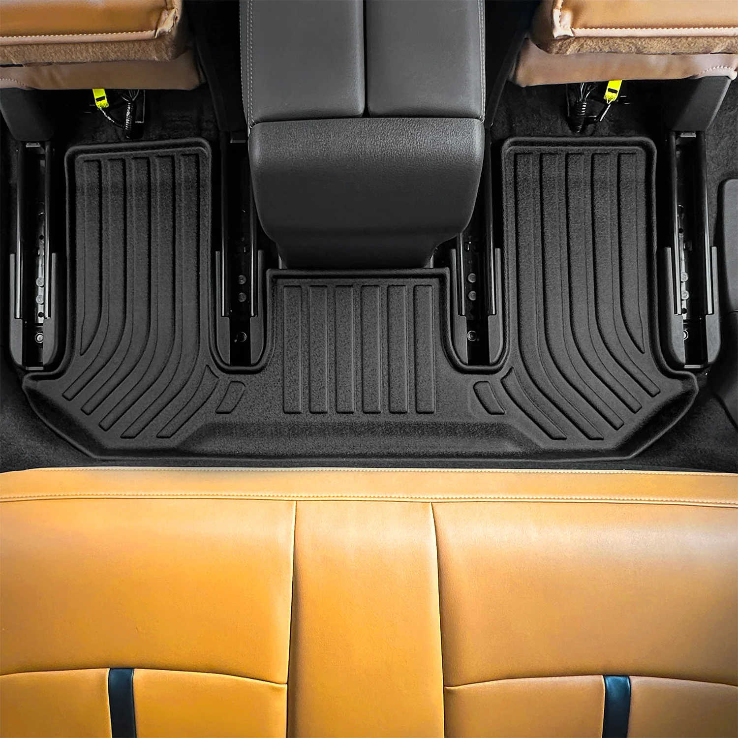 Findway F100 3D Car Floor Mat / Liner (1st Row, 2nd Row & 3rd Row) for 2024-2026 Mazda CX-90 MHEV / PHEV 6/7-Seater with 2nd Row Console - 4031AN - Image 5