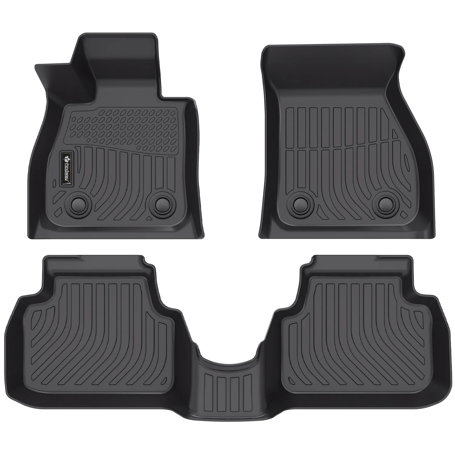 Findway F100 3D Car Floor Mat / Liner (1st Row & 2nd Row) for 2016-2024 Mini Clubman - 42110N