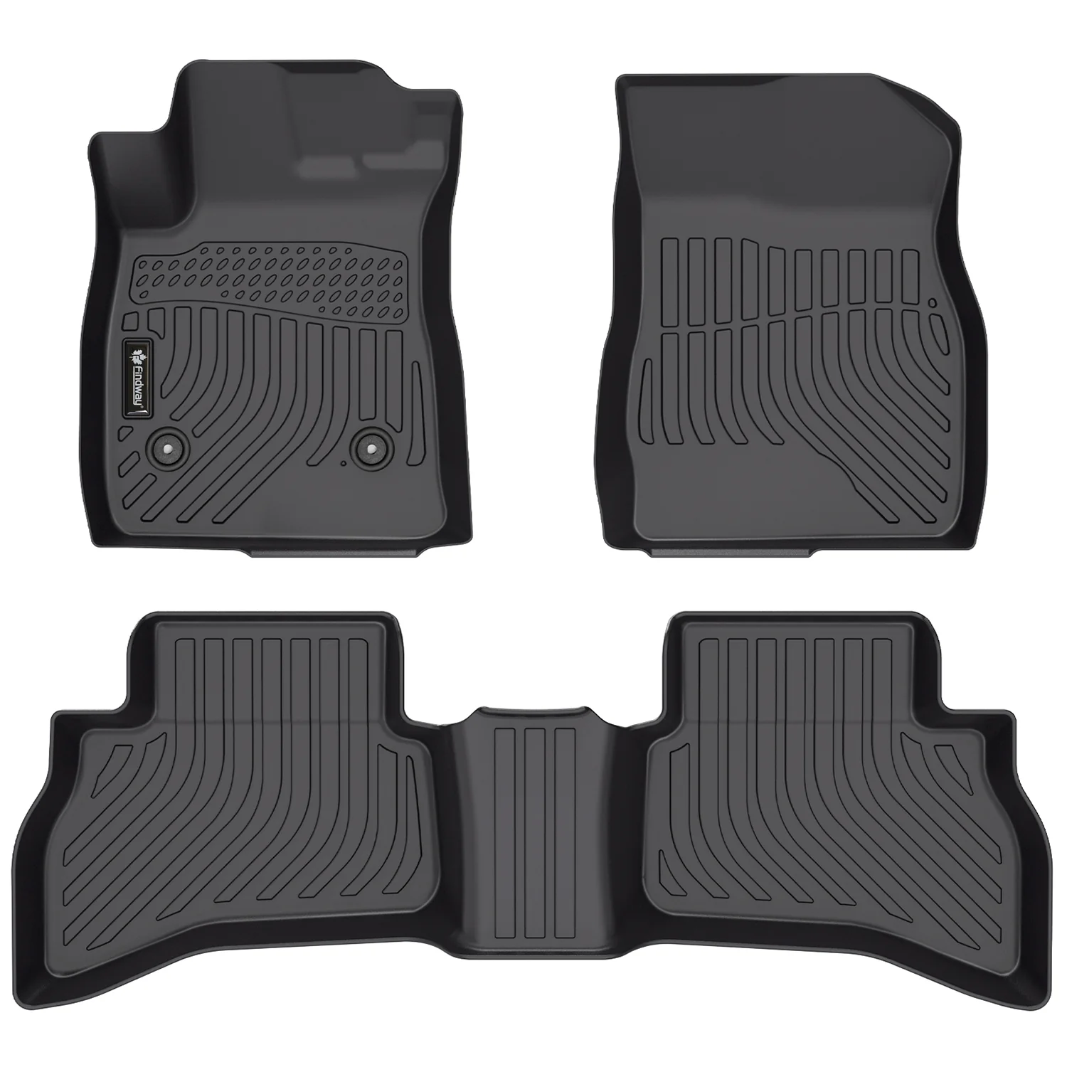 Findway F100 3D Car Floor Mat / Liner (1st Row & 2nd Row) for 2020-2026 Buick Encore GX AWD - 10130N