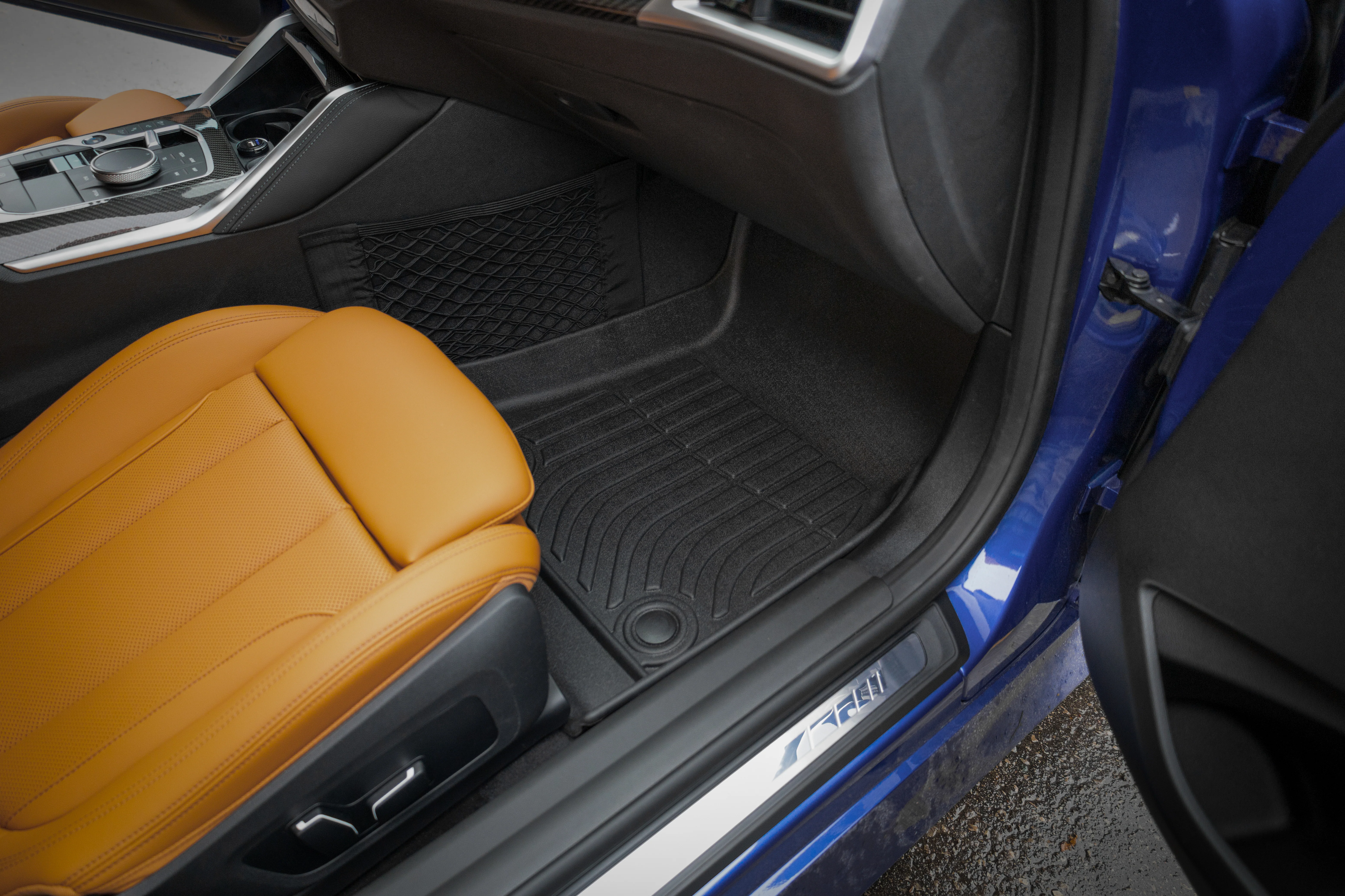 Findway F100 3D Car Floor Mat / Liner (1st Row & 2nd Row) for 2021-2026 BMW M3 / M340i / 3 Series - 09410N - Image 3