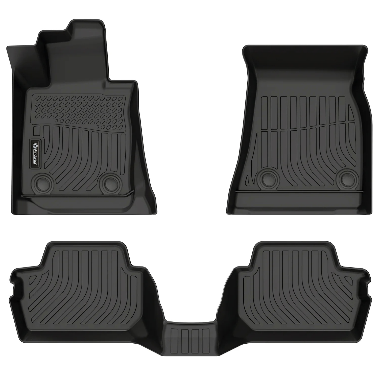 Findway F100 3D Car Floor Mat / Liner (1st Row & 2nd Row) for 2022-2026 BMW M240i / 2023-2025 BMW M2 - 09430N