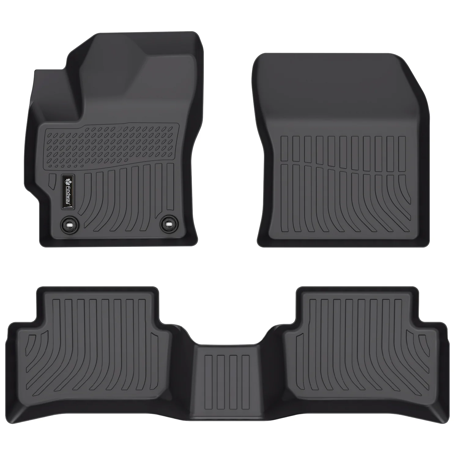 Findway F100 3D Car Floor Mat / Liner (1st Row & 2nd Row) for 2023-2025 Toyota GR Corolla - 62580N