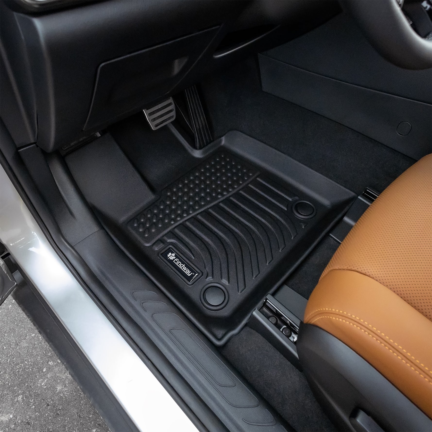 Findway F100 3D Car Floor Mat / Liner (1st Row & 2nd Row) for 2023-2025 Vinfast VF8 - 66010N - Image 2