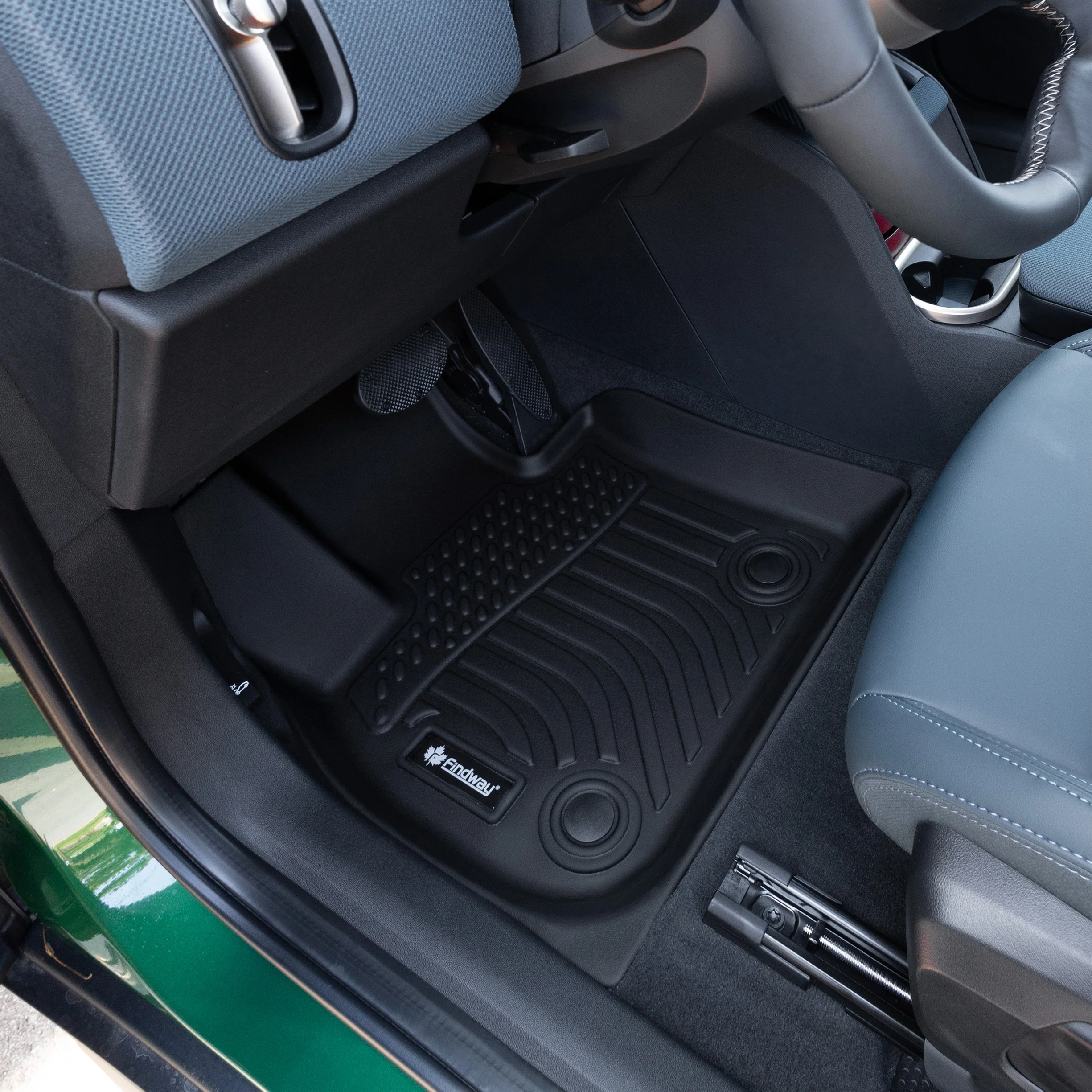 Findway F100 3D Car Floor Mat / Liner (1st Row & 2nd Row) for 2025-2026 Mini Countryman - 42070N - Image 2