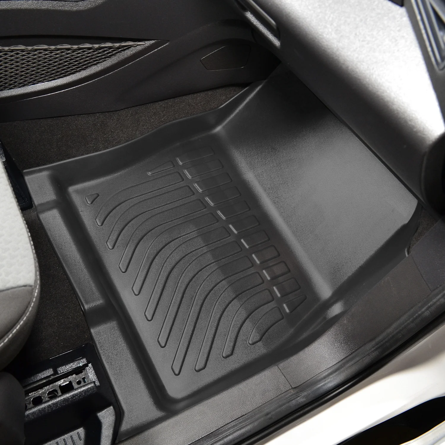 Findway F100 3D Car Floor Mat / Liner (1st Row & 2nd Row) for 2013-2019 Ford Escape / 2013-2018 ford C-MAX - 22080N - Image 3
