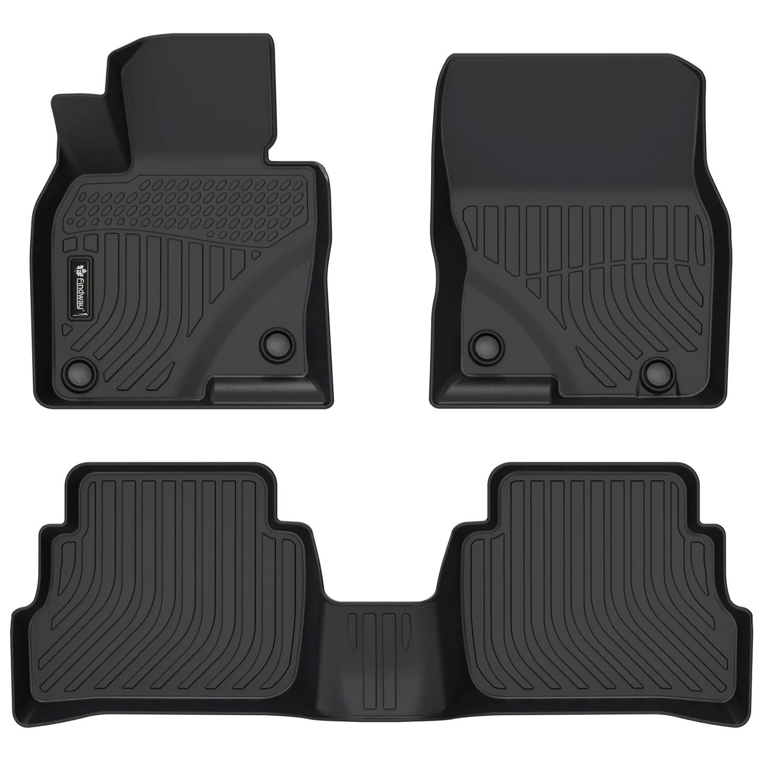Findway F100 3D Car Floor Mat / Liner (1st Row & 2nd Row) for 2017-2025 Mazda CX-5 - 40190N