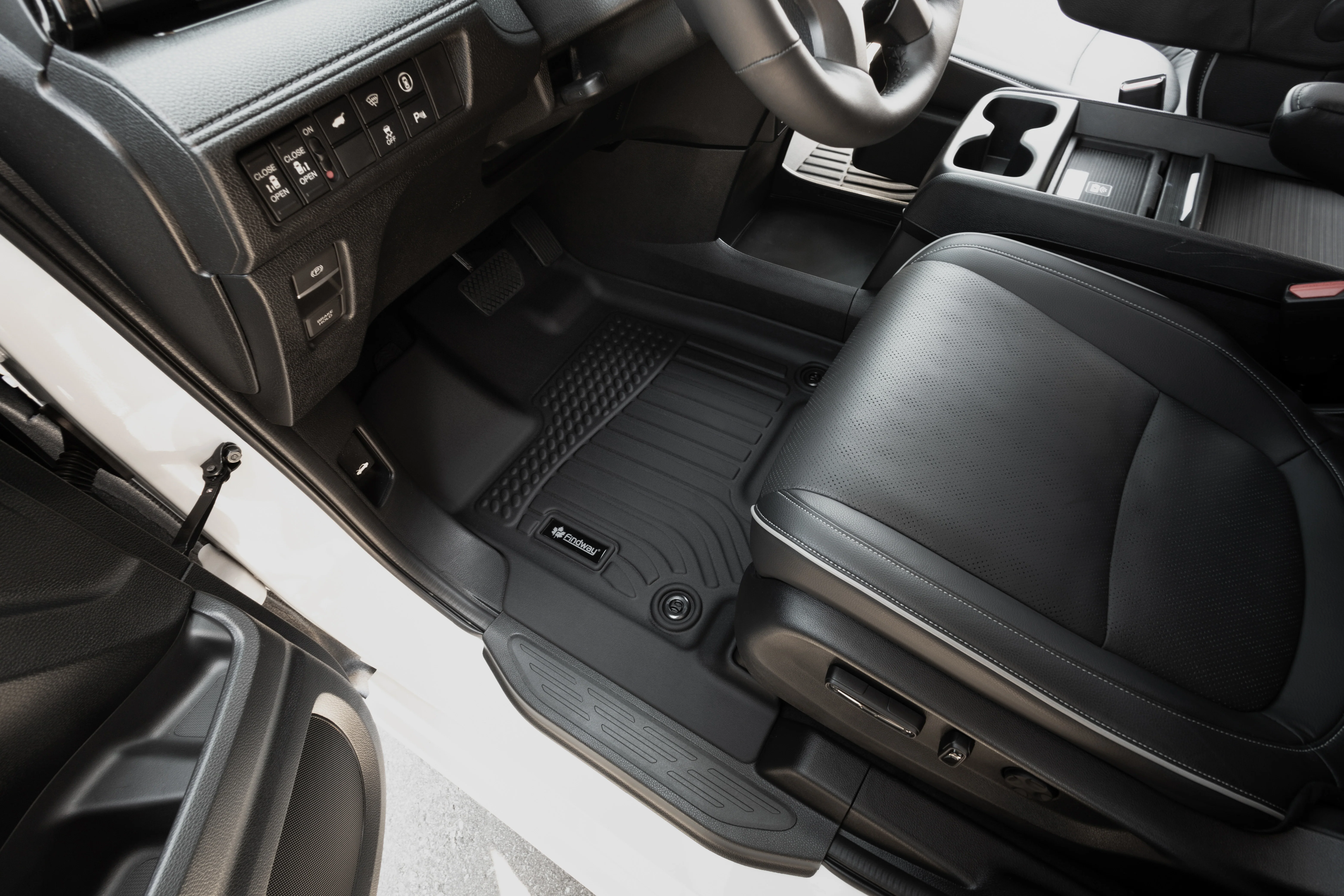 Findway F100 3D Car Floor Mat / Liner (1st Row, 2nd Row & 3rd Row) for 2018-2026 Honda Odyssey - 2627AN - Image 2