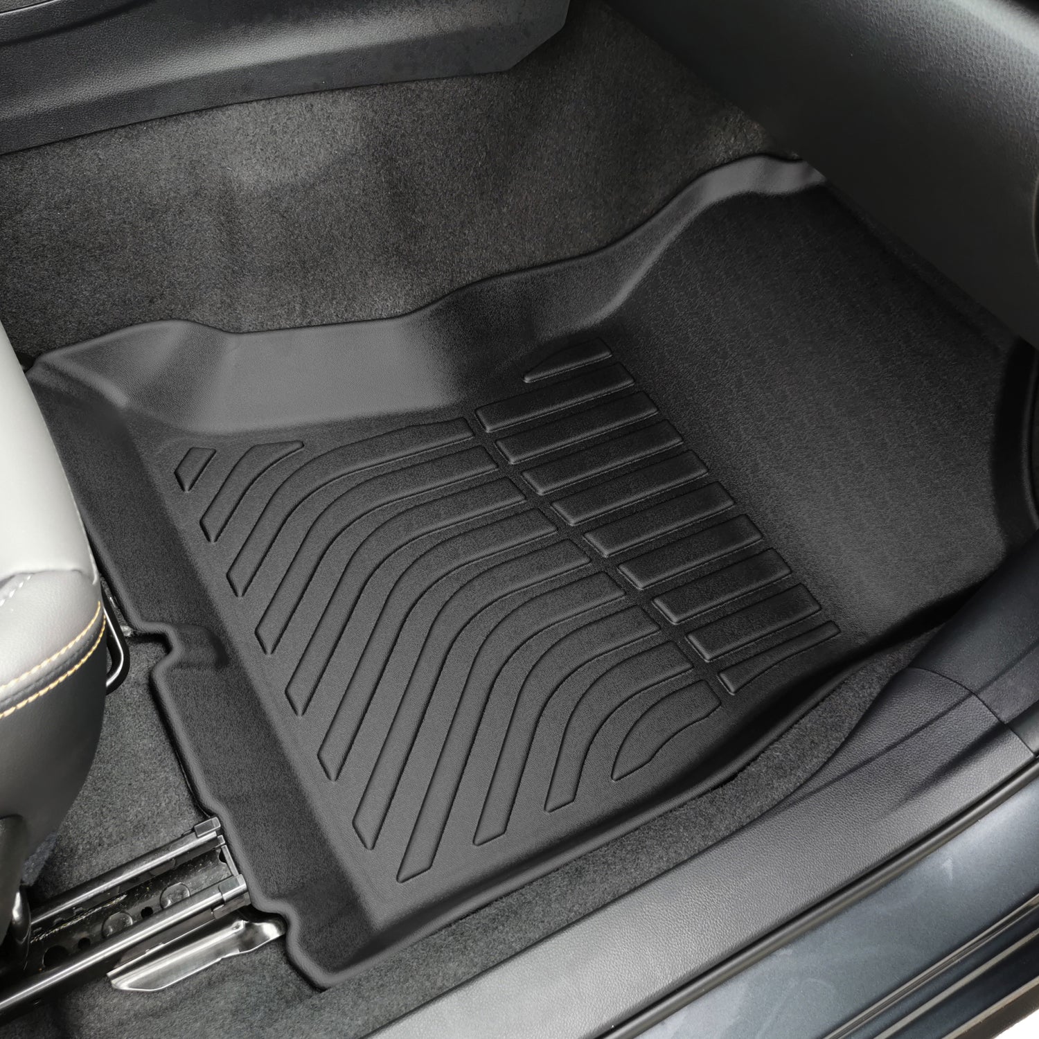 Findway F100 3D Car Floor Mat / Liner (1st Row & 2nd Row) for 2018-2023 Subaru Crosstrek / XV / 2017-2023 Subaru Impreza - 60150N - Image 3