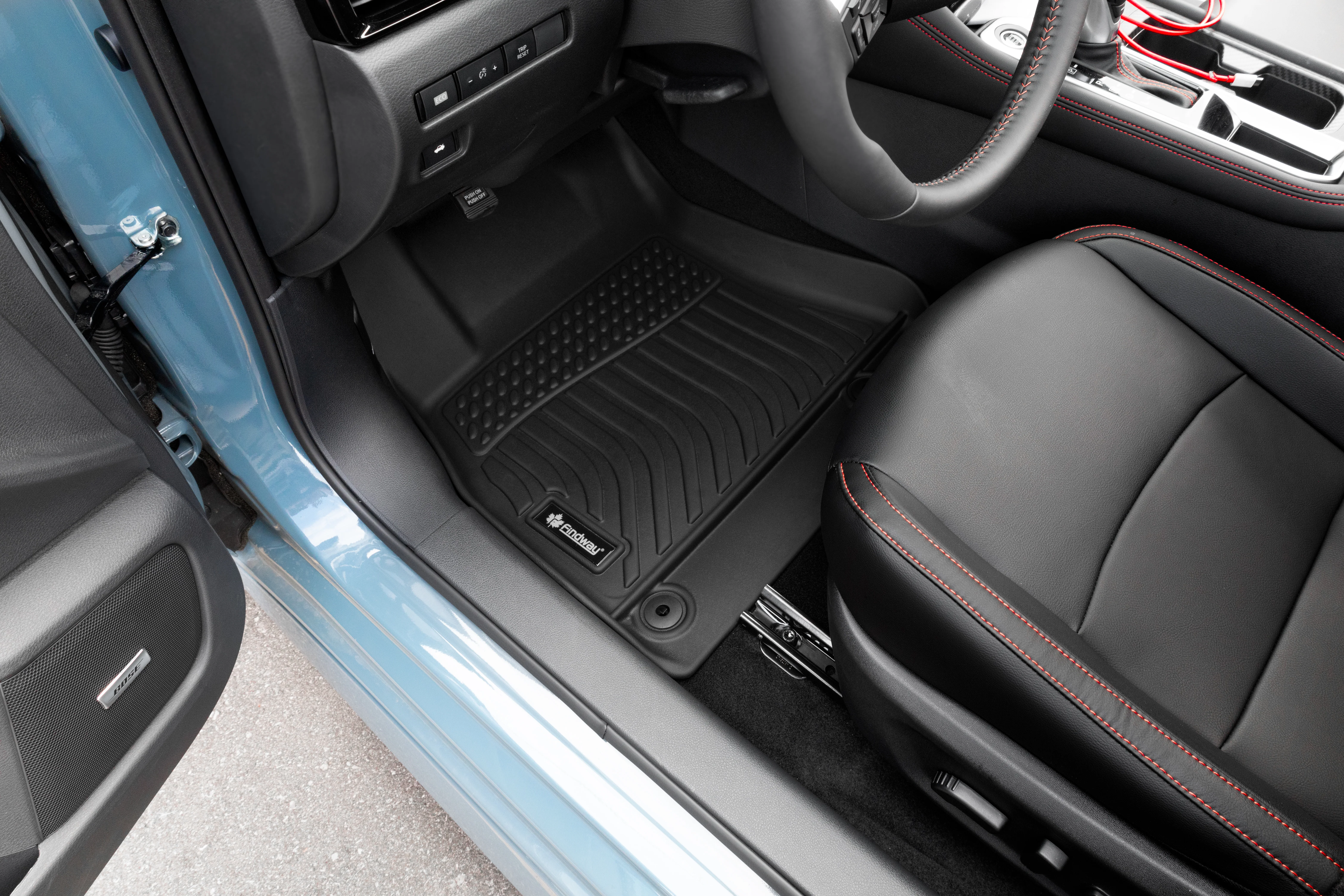 Findway F100 3D Car Floor Mat / Liner (1st Row & 2nd Row) for 2020-2025 Nissan Sentra - 46330N - Image 2