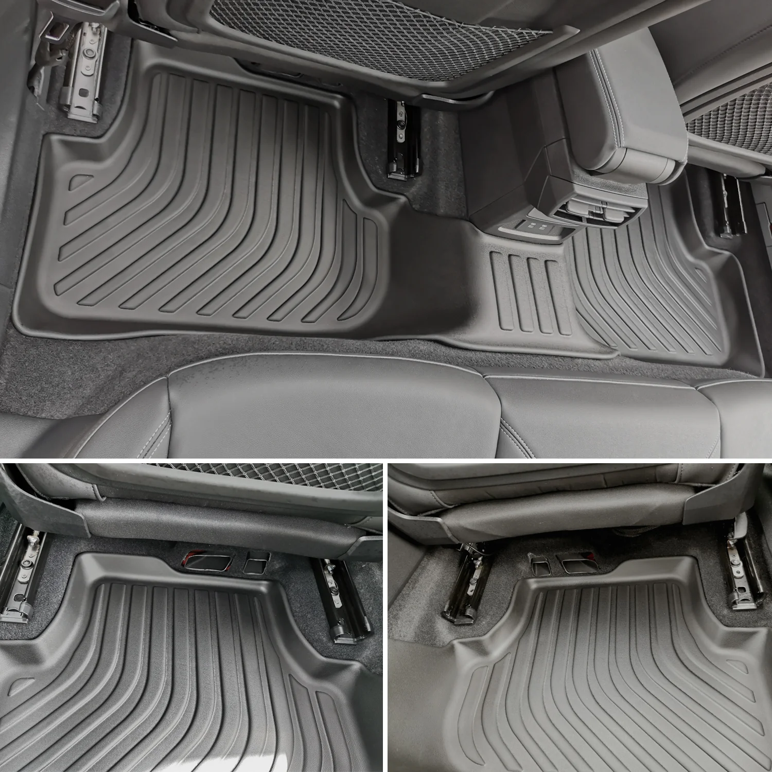 Findway F100 3D Car Floor Mat / Liner (1st Row & 2nd Row) for 2022-2024 Audi A3 - 06190N - Image 4