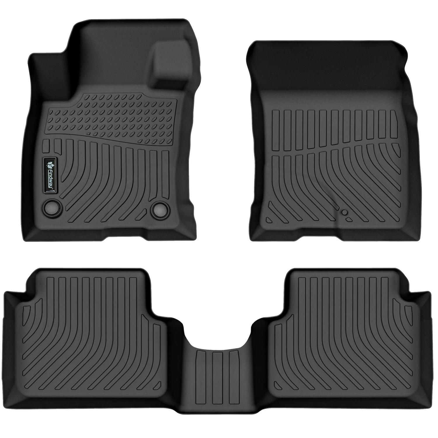 Findway F100 3D Car Floor Mat / Liner (1st Row & 2nd Row) for 2022-2026 Ford Maverick Gasoline - 22280N