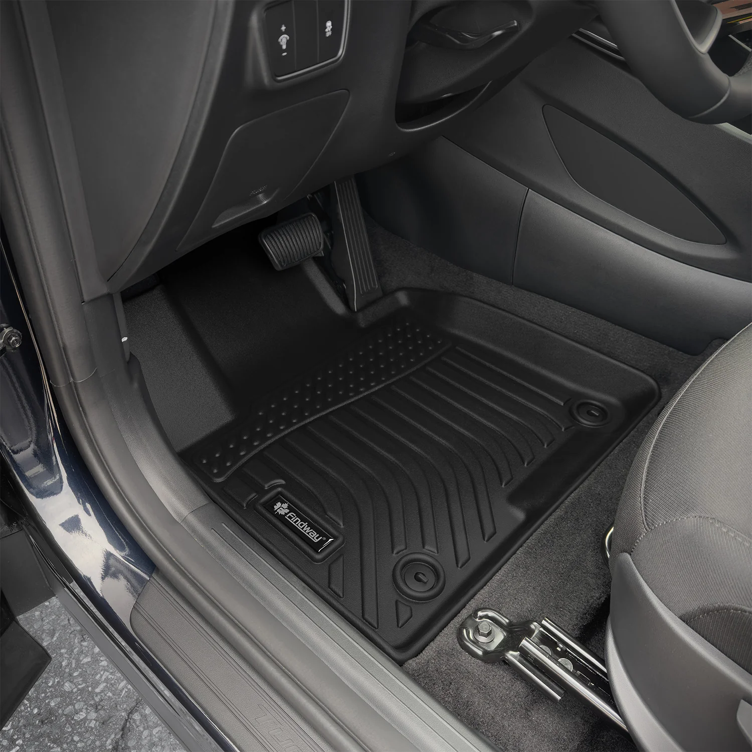Findway F100 3D Car Floor Mat / Liner (1st Row & 2nd Row) for 2022-2026 Hyundai Tucson - 28450N - Image 2