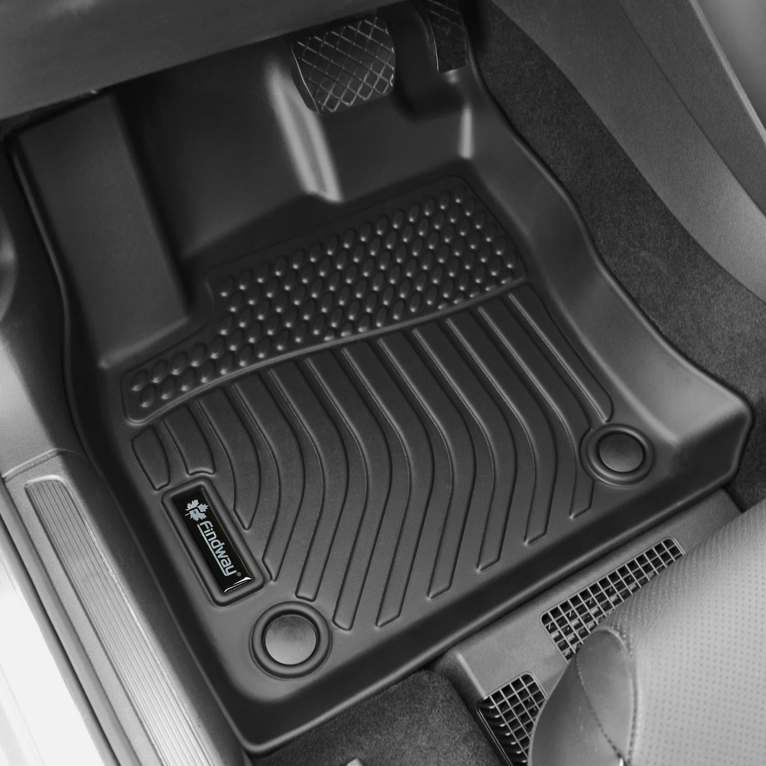 Findway F100 3D Car Floor Mat / Liner (1st Row & 2nd Row) for 2022-2026 Volkswagen Taos - 63430N - Image 2