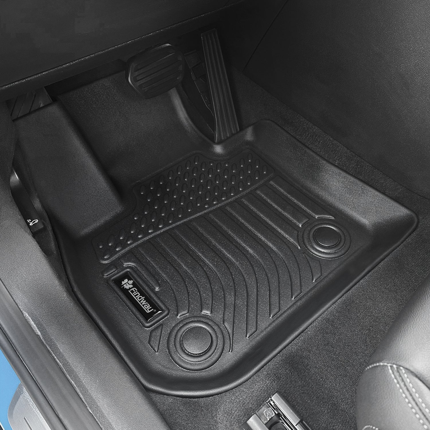 Findway F100 3D Car Floor Mat / Liner (1st Row & 2nd Row) for 2023-2026 BMW X1 / 2024-2026 X2 - 09380N - Image 2