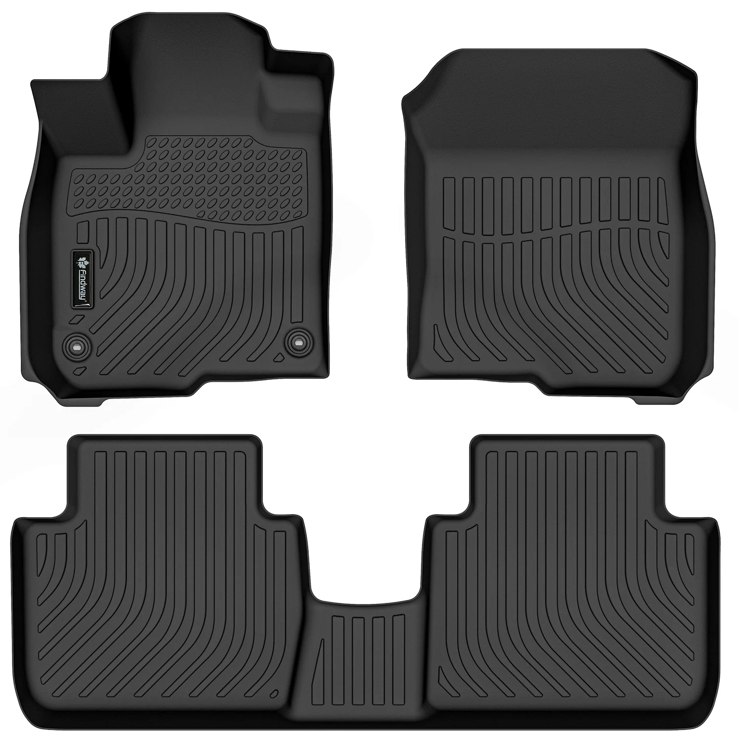 Findway F100 3D Car Floor Mat / Liner (1st Row & 2nd Row) for 2023-2026 Honda HR-V / 2025-2026 Acura ADX - 26320N