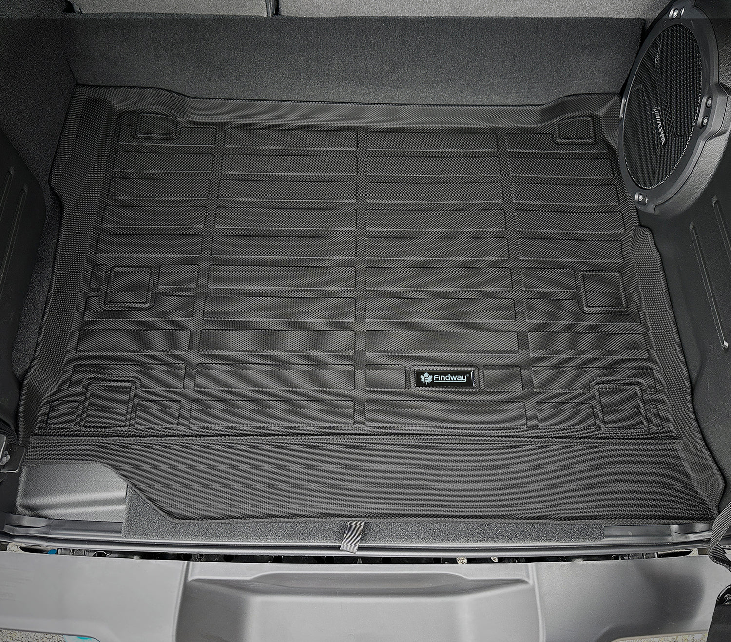Findway R100 3D Cargo Liner for 2021-2025 Jeep Wrangler 4-Door 4xe - 33190P - Image 2