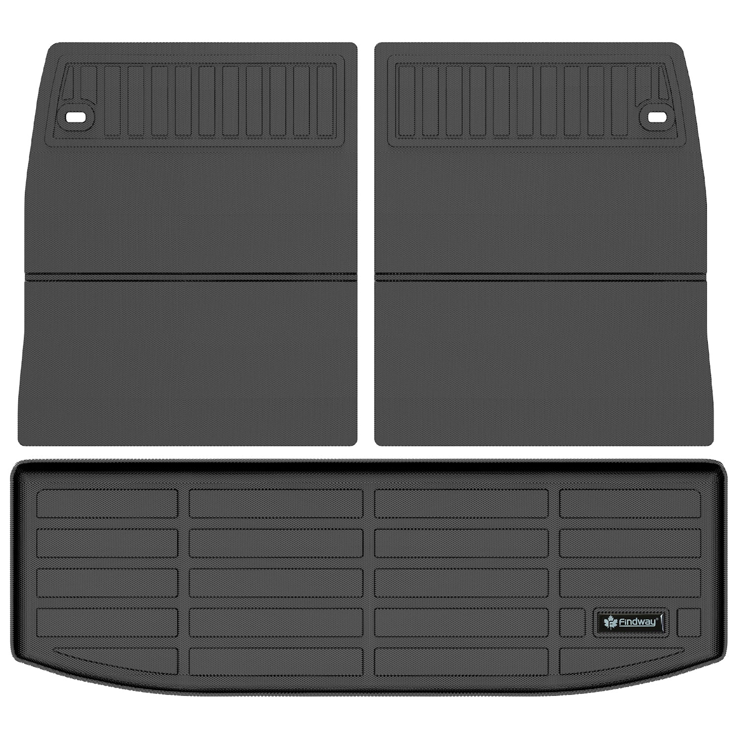 Findway R100+ 3D Cargo Liner & Seatback Protector for 2022-2026 Mitsubishi Outlander - 4315AP