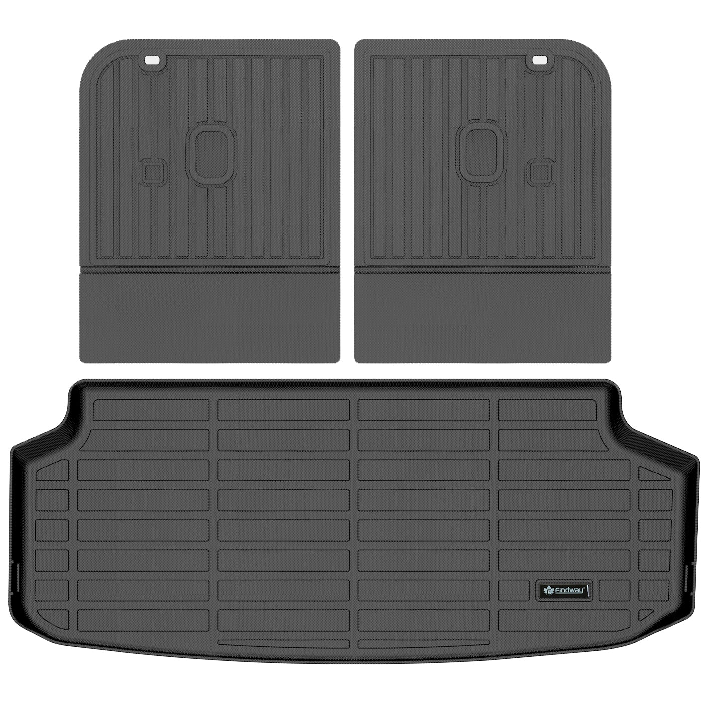 Findway R100+ 3D Cargo Liner & Seatback Protector for 2024-2026 Kia EV9 - 3446AP