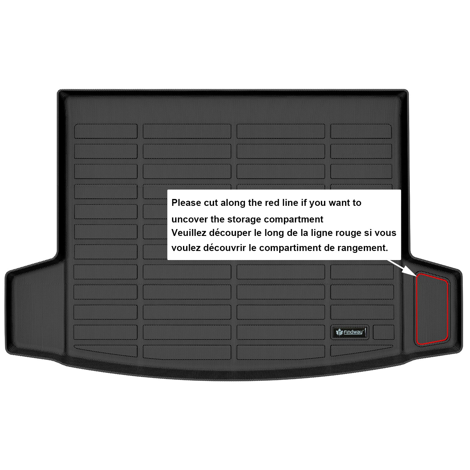 Findway R100 3D Cargo Liner for 2025-2026 Mini Countryman - 42070P - Image 2